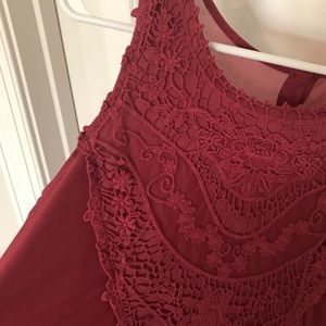 Altar’d State Earth red (pink/berry) shift dress